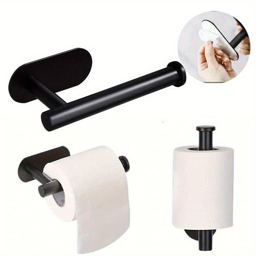 wall mounted toilet paper holder with self feature suitable for bathrooms designed to hold toilet tissue rolls