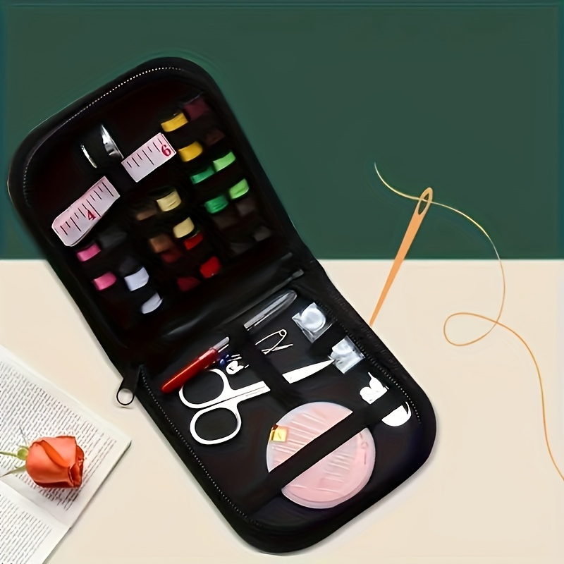 

A Sewing , A Mini Travel Sewing Set, Essential Supplies For Arts And Crafts, A Sewing Kit For Small Repairs.