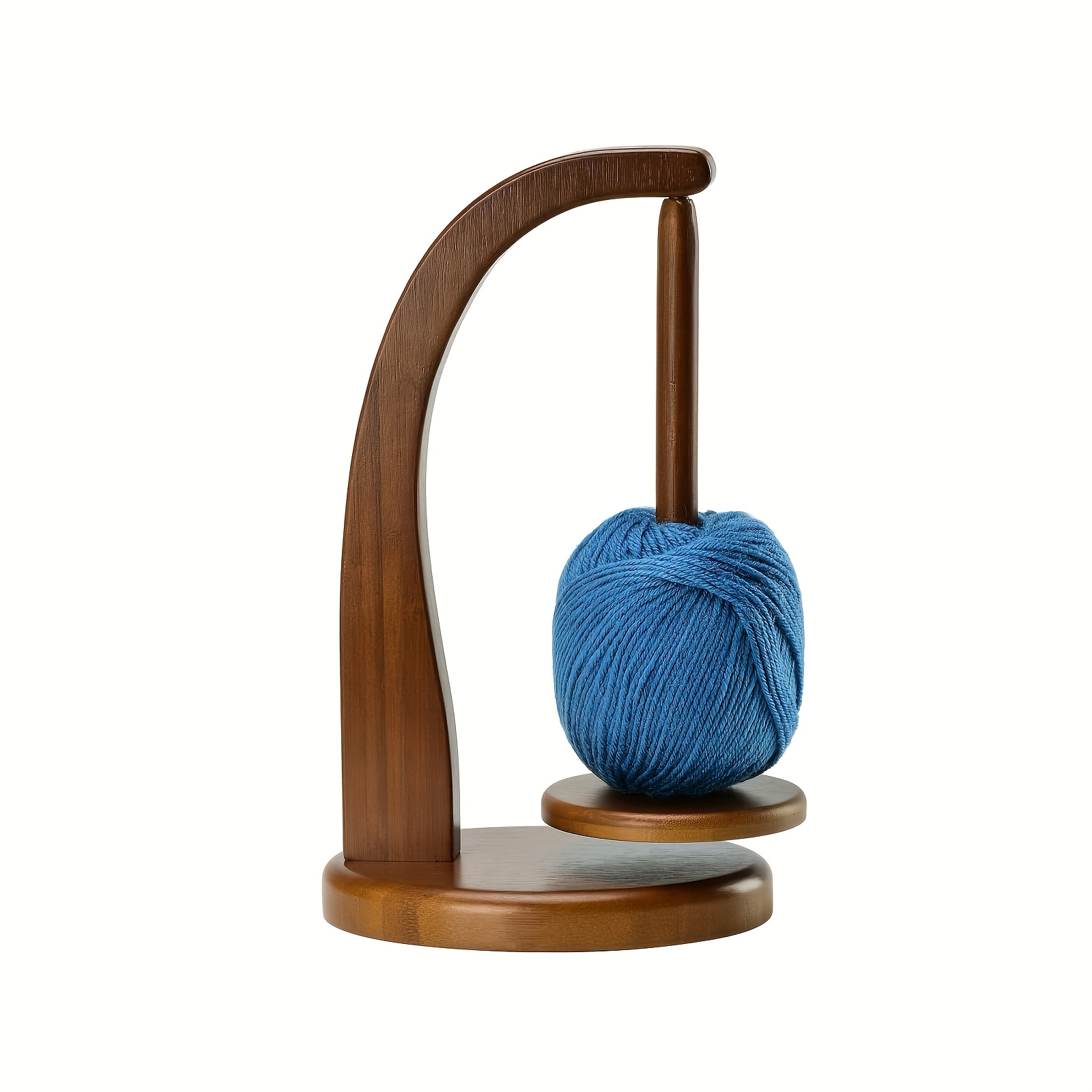 

1pc Wooden Yarn Holder Stand, Rotating Organizer, Knitting Yarn Ball Holder, Bead , Yarn Sorter, Diy Craft Storage Tool, Art Supplies For