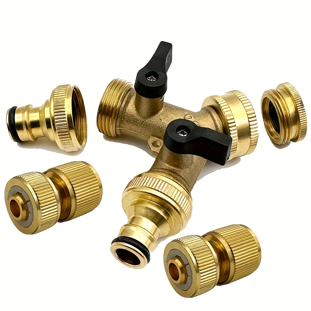 Schlauchverbinder-Set (2-teilig) – 3/4 Zoll (1,9 Cm), Schnell & Praktisch Für Garten, Filter & Kühler