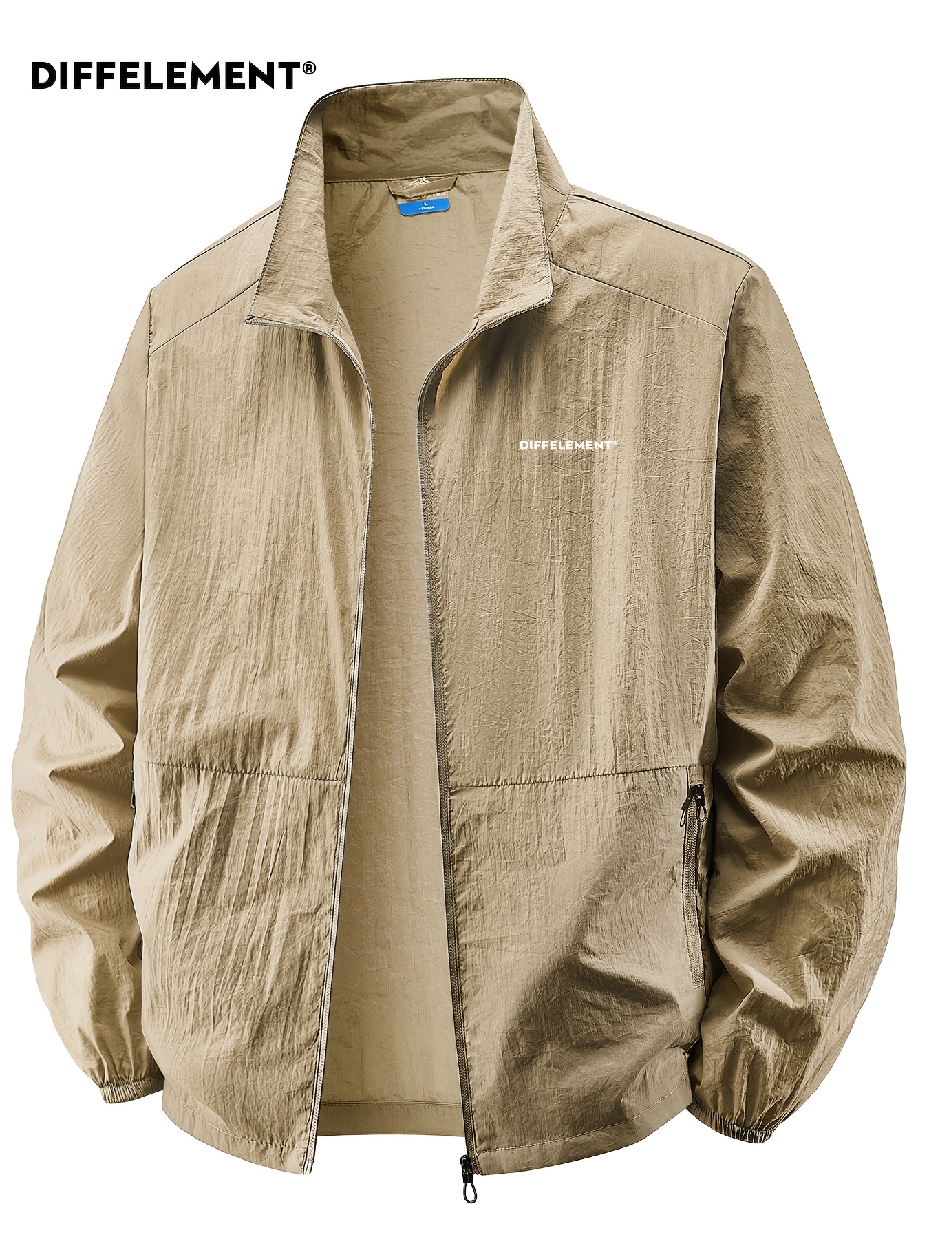 diffelement summer new mens outdoor lightweight jacket thin quick dry breathable windbreaker versatile mens skin jacket for fishing and casual wear