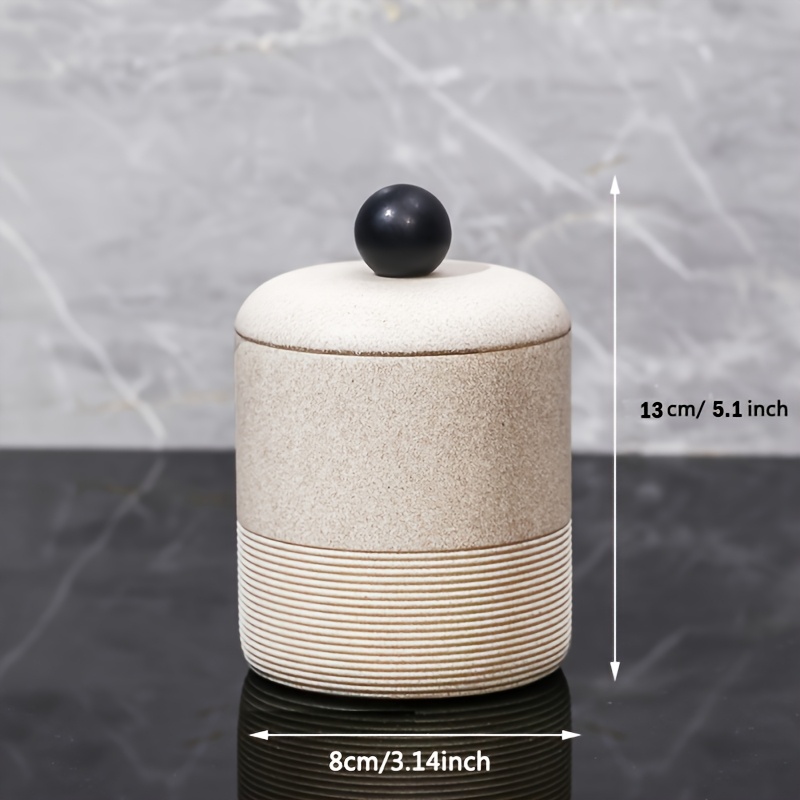 High-capacity Cotton Swab Storage Box With Lid - Durable Plastic, Space- Design For Home And Office Organization, Office Organization | Box | Sleek Finish, Cotton Swab Holder