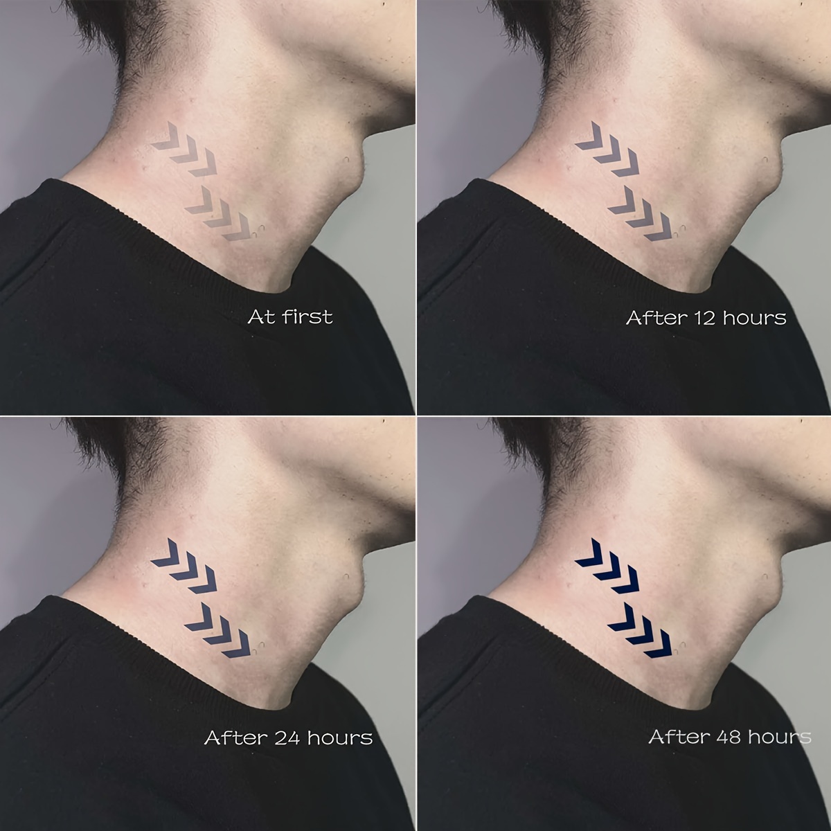 Jesus Crown of Thorns Cross Makeup Design Temporary Tattoo
