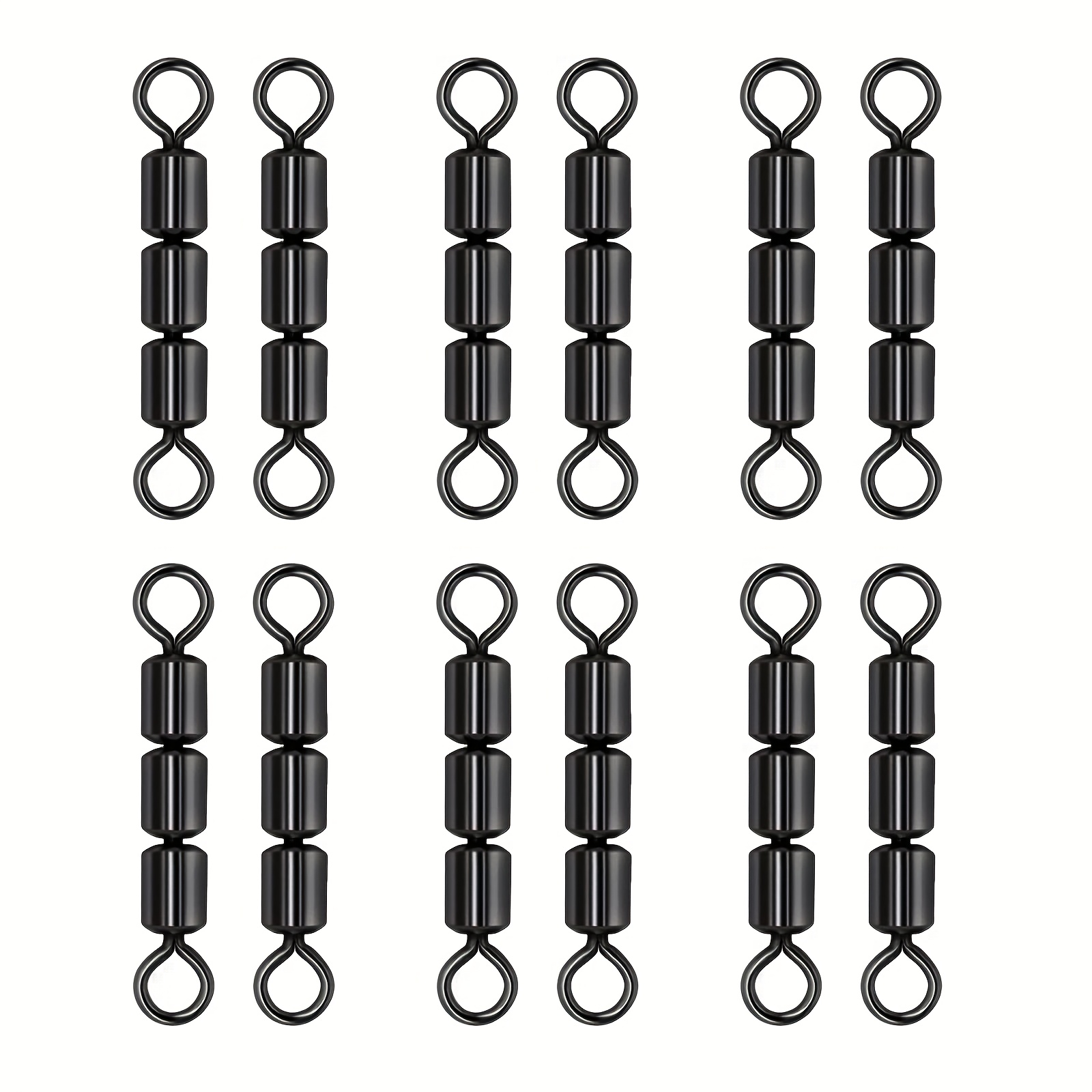 E-shop Packung mit 12 Dreifach-Winkel-Angelrollen, Hochgeschwindigkeits-Winkel-Angelrollen, Angelzubehör-Winkel, Dreifach-Winkel-Angelrollen für
