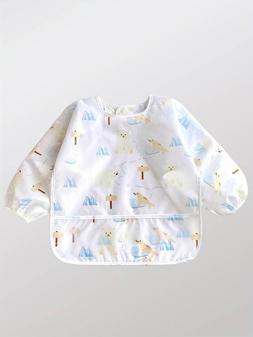 new baby reversible bib infant feeding bib kids bib cartoon painting bib print bib bib