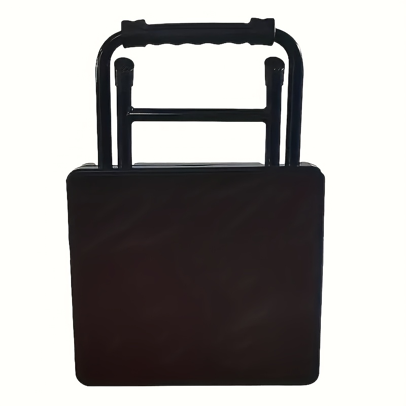 TEMU 3-in-1 Foldable Table And Chair Set For Outdoor, Study And Vendor Use - Multifunctional Portable Folding Desk And Writing Chair With Sturdy Legs