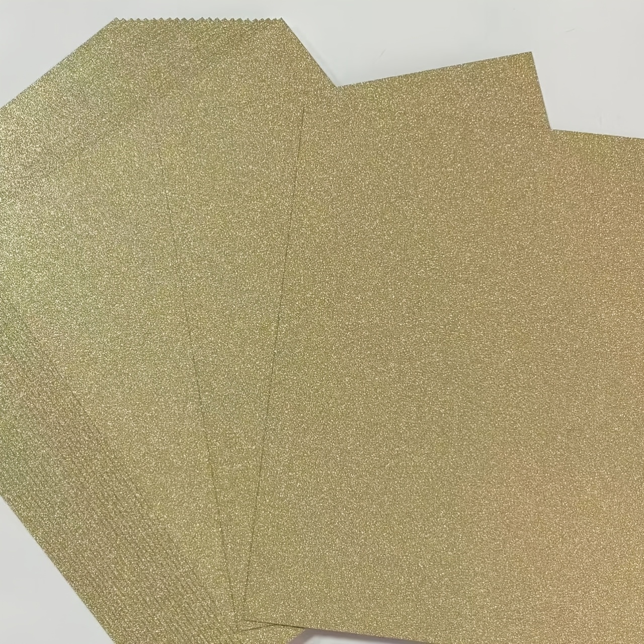TEMU 11pcs Papier Cartonné Doré Champagne à Paillettes Fines - 27.9Cm X 21.6Cm Papier Épaissi, Artisanat Métallique, Convient pour Invitations de
