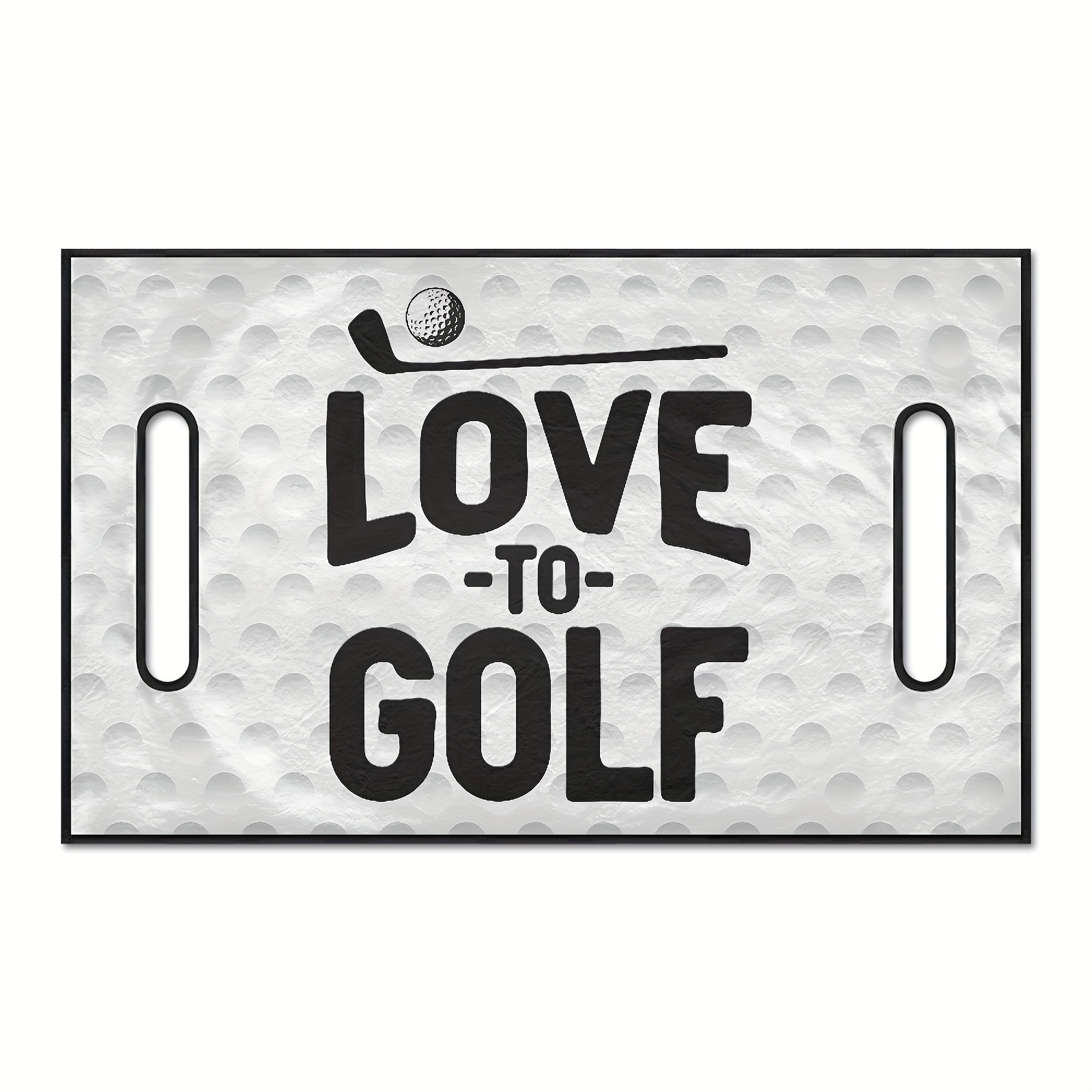 Image of A Universal Personalized Golf Cart Seat Cover (with A Love For Golf Print), A Summer Outdoor Heat-resistant Blanket, A Gift For Golf Enthusiasts