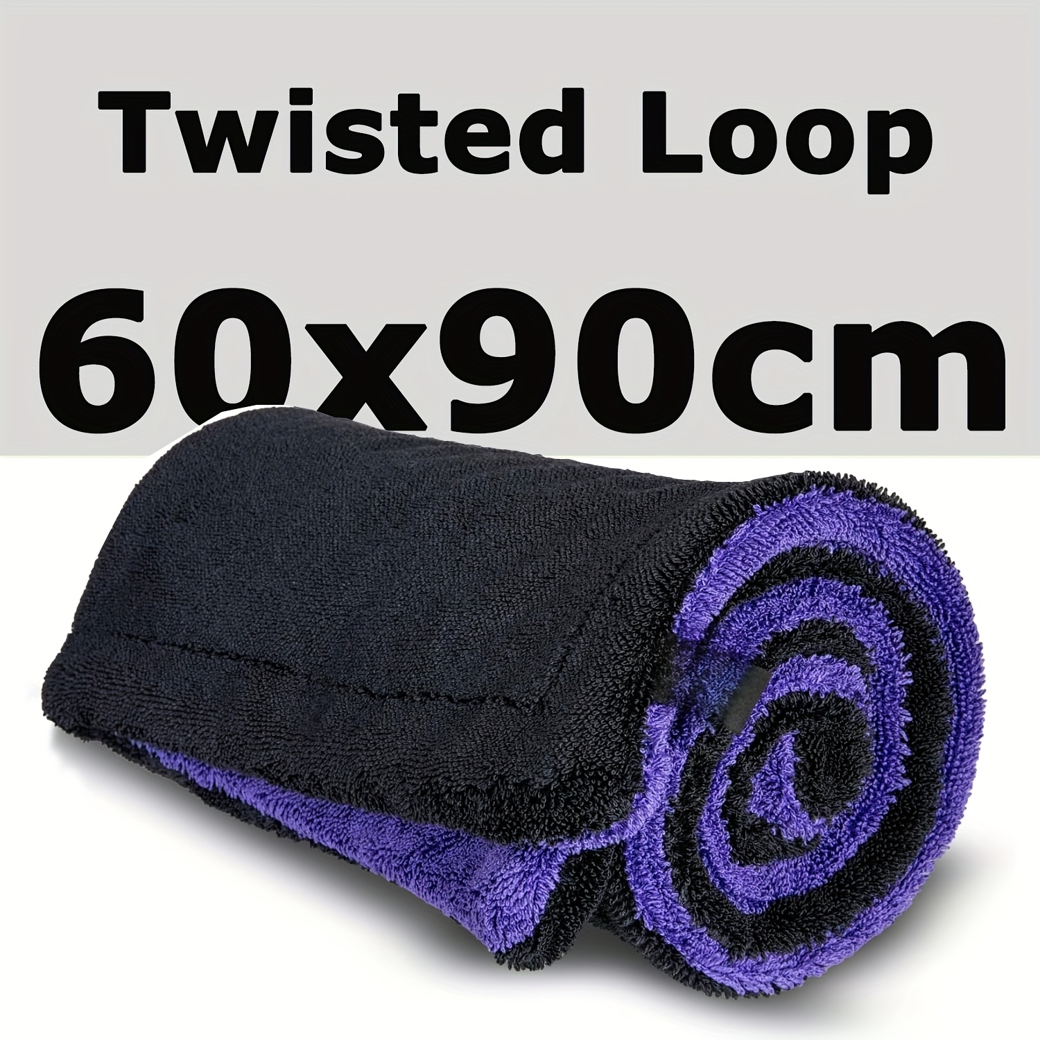 E-shop Auto LKW Boot Trockentuch - 1600 GSM, Ultra-Saugfähige Gekrümmte Schlauch-Mikrofaser, für Autos, LKWs, Haushalt, Küche, Mehrzweck