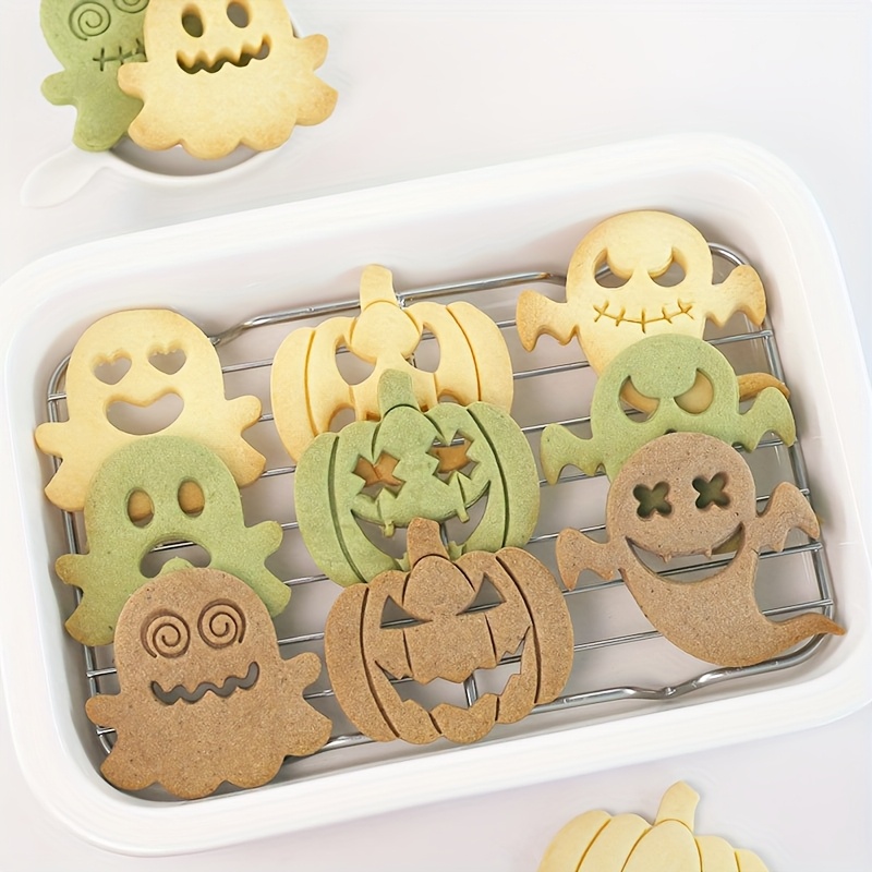 Lot De 20 Moules à Biscuits Halloween En Forme De Citrouille 3D - Plastique ABS, Pour Pâtisserie Et Fondant