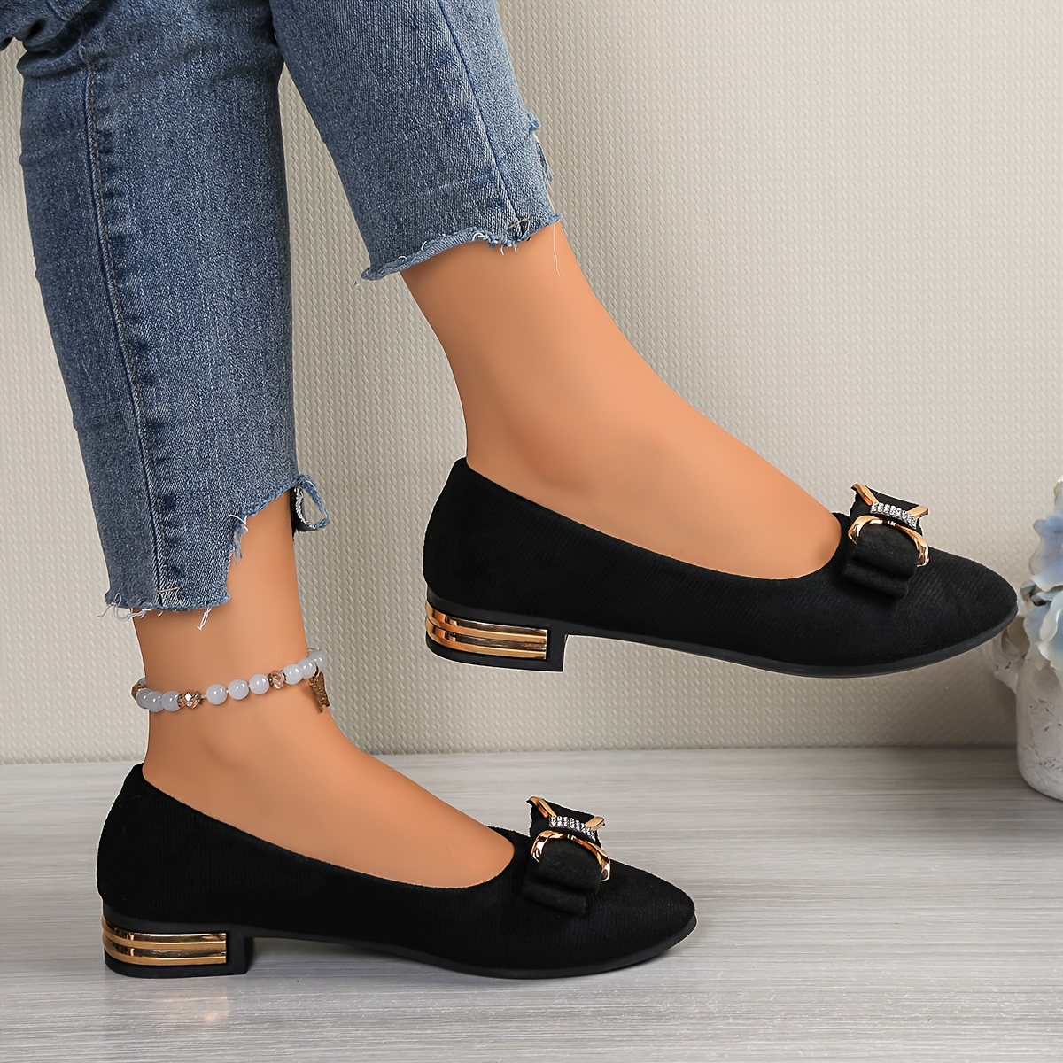 TEMU Women's Fashion Loafers, Elegant Gift, Comfortable For Wear, Ideal For Vacations, Parties, And Weddings, Women Shoes
