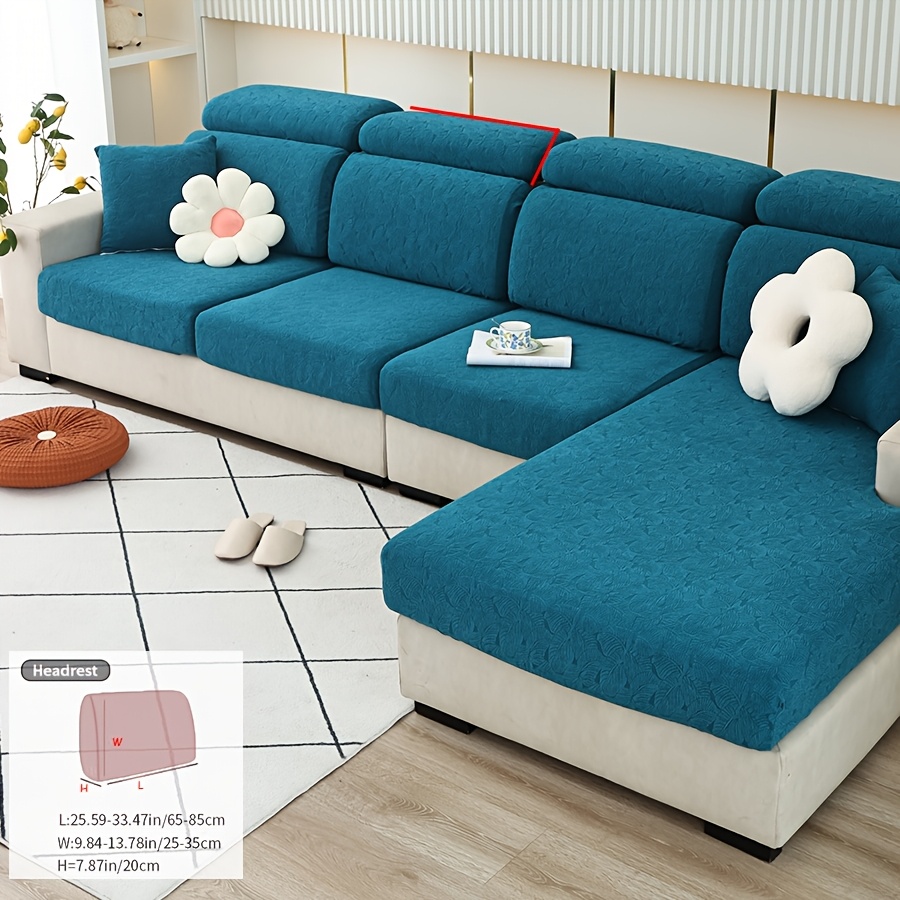 TEMU 1pc Sofa Slipcover. Constructed From Cozy Fabric With Stretch Elastic Bands, Pet-friendly And Machine Washable. Install And Effortless To .