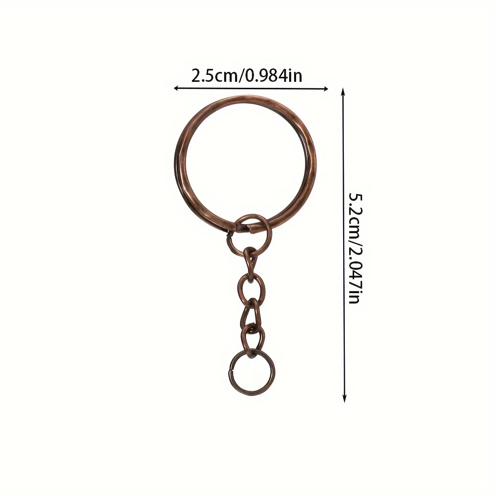 STOBOK 80pcs Plum Blossom Key Ring Key Fob Keychain Key Rings Metal Hanging  Buckle Heart Jewelry Spring Snap Hook Key Chain Accessories Split Ring Key