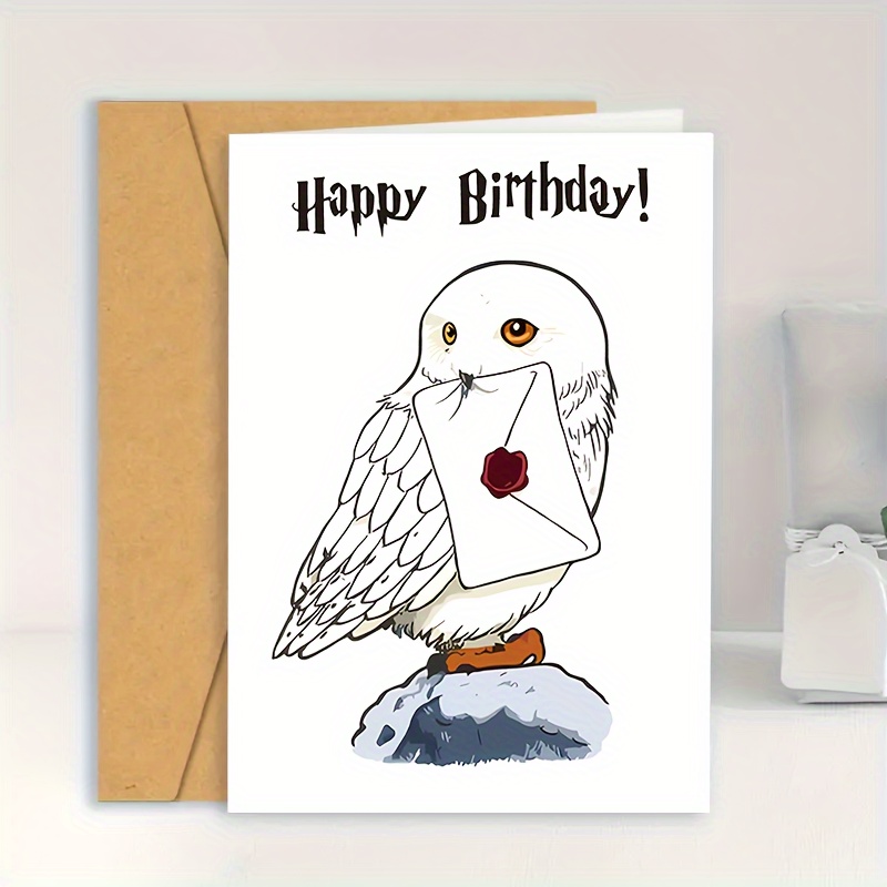 

Owl Holding Greeting Of 1, For , Christmas, Halloween, , And Historical , Suitable For Anyone, English