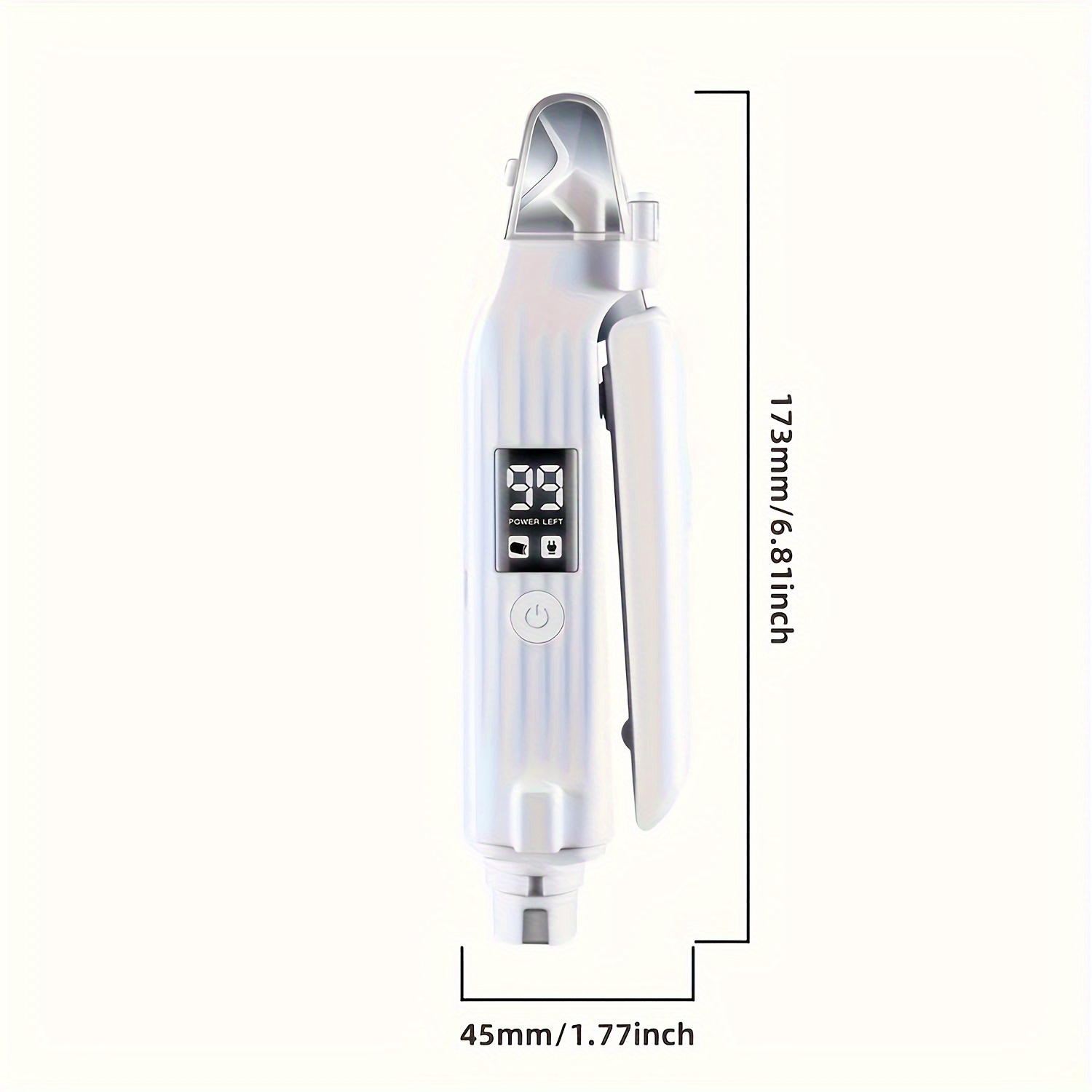 TEMU Hz8 Led Pet Nail Grinder Safe And Manicure Pedicure Dog Accessories Rechargeable Nail Cutter Grooming Tools Electric Pet Nail Trimmer