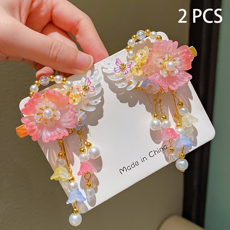 

2pcs - Hanfu Accessories , Alloy & , Mixed