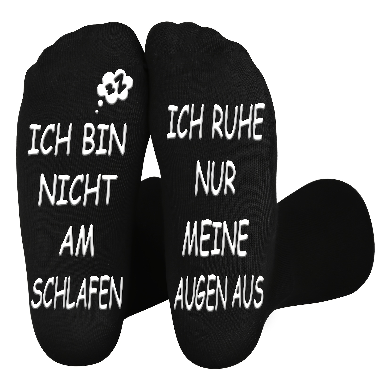Image of A Set Of Socks With " Sleeping, I'm Just Resting " Makes For A Humorous Gift For Father's Day, Birthdays, Or Christmas, Suitable For Dads, , And Daughters, For Men Who To All