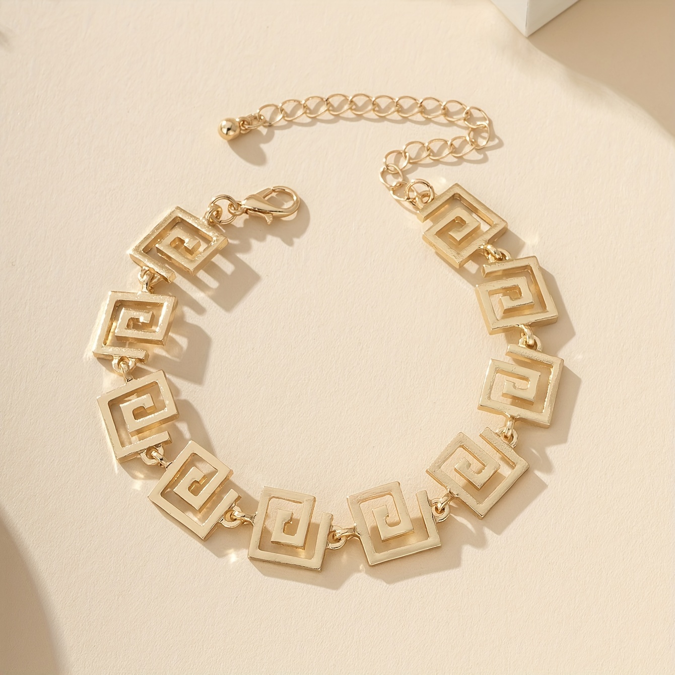 Geometric Chain Ladies Bracelet
