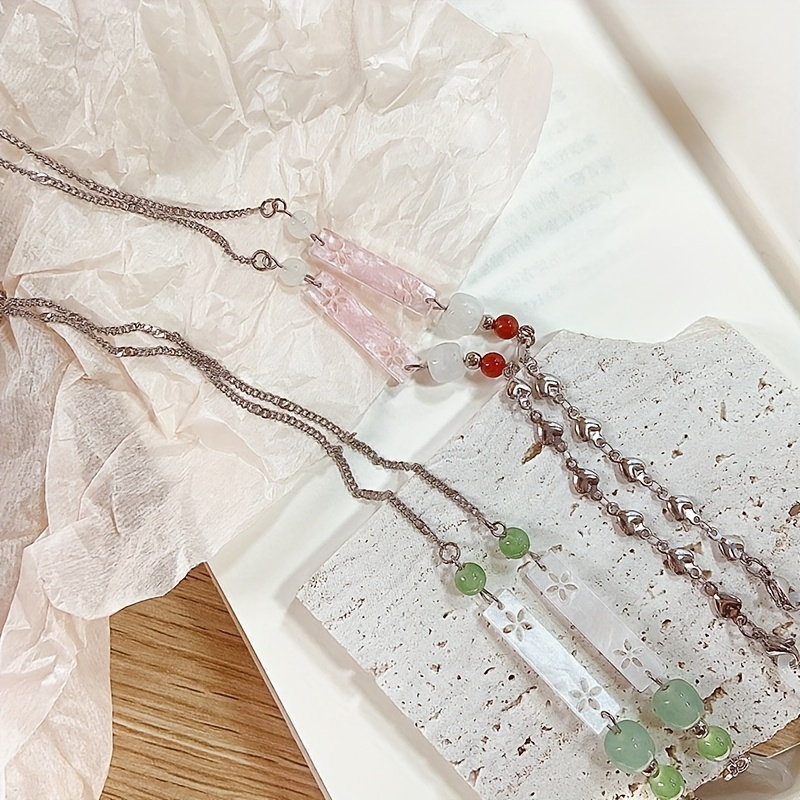 vintage chinese style eyeglass chain unique twist mask face Temu - Main Image