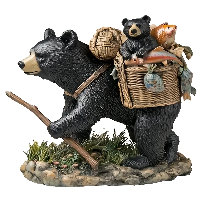 TEMU 4pcs Cute Bear Pattern Advanced Waterproof Vinyl Stickers Resistant To Uv, Suitable For Car Window Marking Computers, Bottles, Trucks, Telephones, Motorcycles, Windows, Walls, Cups Stickers