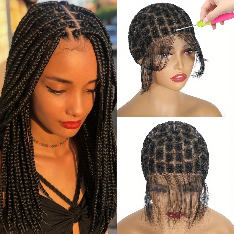 

All Lace Crochet Wig Cap And Children's Hair, Used To Crochet Hair, Braided Wig Cap, Suitable For Crochet Hair Colors And Types 111