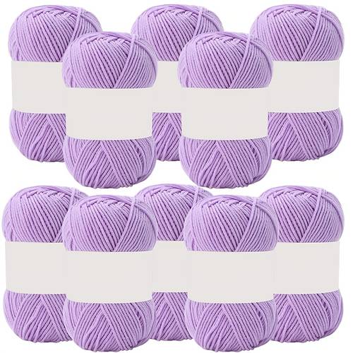 item picture 25g acrylic 10 pack x250g yarn set milk colored knitted yarn 25g per roll high quality suitable for sweaters and handicrafts