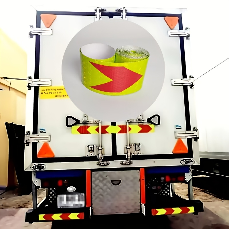 E-shop 1 Rolle gut sichtbares Reflektierendes Klebeband, Reflektierende Leitbretter und Reflektierende Aufkleber, geeignet für Klebeband in