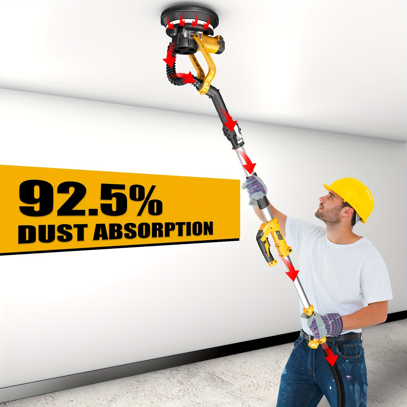 Electric Sander With Vacuum Attachment