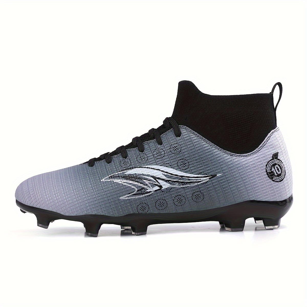

Men's Non Slip Football Cleat With Spikes, Professional Comfy Outdoor Breathable Soccer Cleats & Shoes For Training Competition