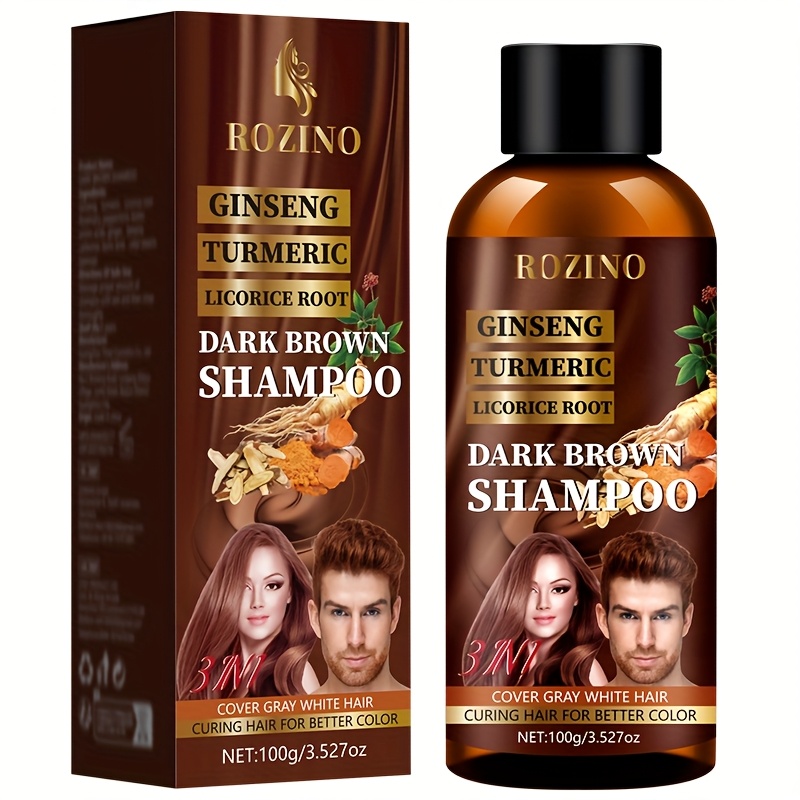 TEMU 100g Of Brown Shampoo Designed For Brown Hair Tones, It Cleanses Gently, Locks And Protects, Ensuring Your Brown Hue Remains Vibrant And Lasts While Shine. Convenient For Home Use