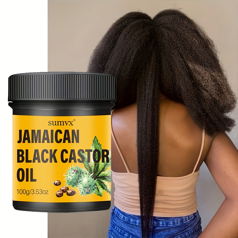 Image of 100g/3.53oz Hair Product - Pure Cold Pressed, Moisturizes And Moisturizing Hair And Scalp, Strengthens Strands, Make Thin Thicker, Suitable For Normal Hair Types.