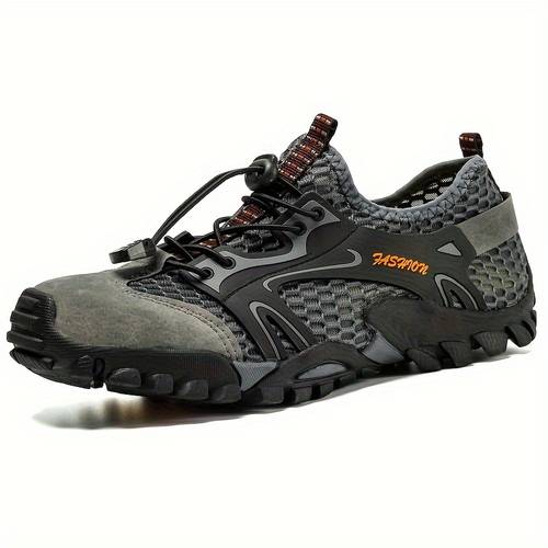 mens hiking breathable lightweight shoes outdoor quick dry mesh walking shoes trekking sneakers size 5 13