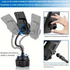 cup phone holder for car cup holder phone mount for car with 360 rotation adjustable gooseneck car phone holder mount for iphone samsung cup holder with all smartphones