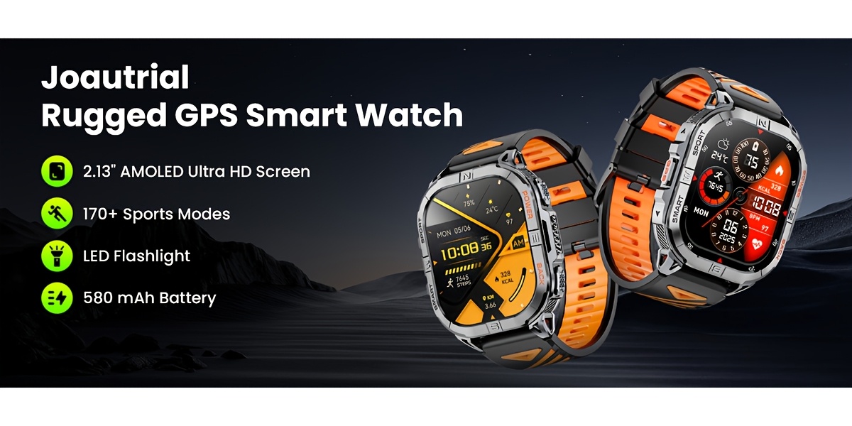 MINGTAWN Montre Connectée Homme avec Appel Sans Fil, Boussole, Lampe Torche LED, Plus de 100 Modes Sportifs, Écran Tactile Complet de 2,13 pouces, Longue Autonomie de Batterie de 580mAh, Montre de Sport Multifonctionnelle pour l'Extérieur, Convient aux Passionnés de Plein Air et aux Amateurs de Fitness