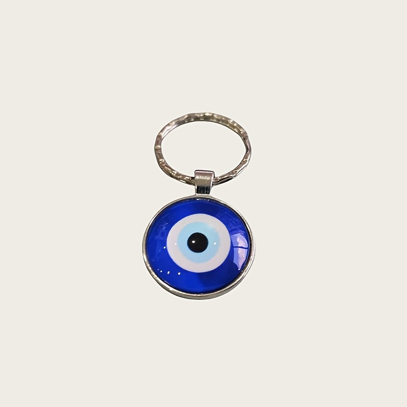 E-shop Schlüsselanhänger Blaues böses Auge Schlüsselanhänger Kreativ Einfacher Schlüsselanhänger
