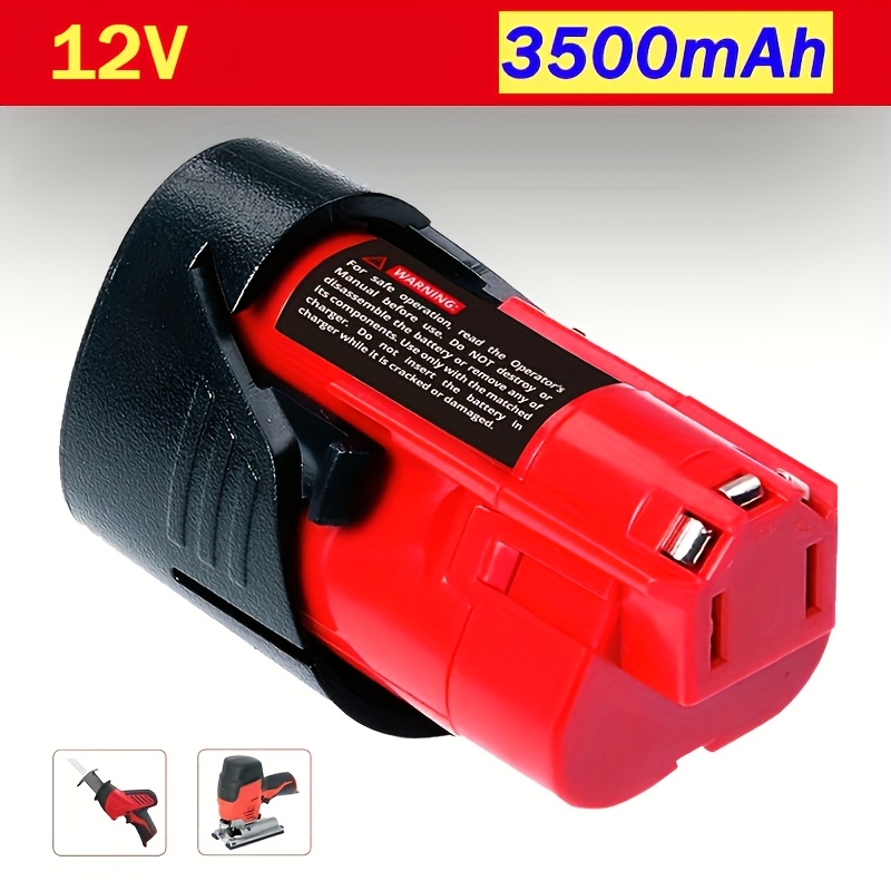 TEMU Upgraded 3.5ah 12v Lithium Ion Replacement For Battery 48-11-2401 48-11-2402 48-59-1812 48-11-2411 48-11-2420 48-59-2401