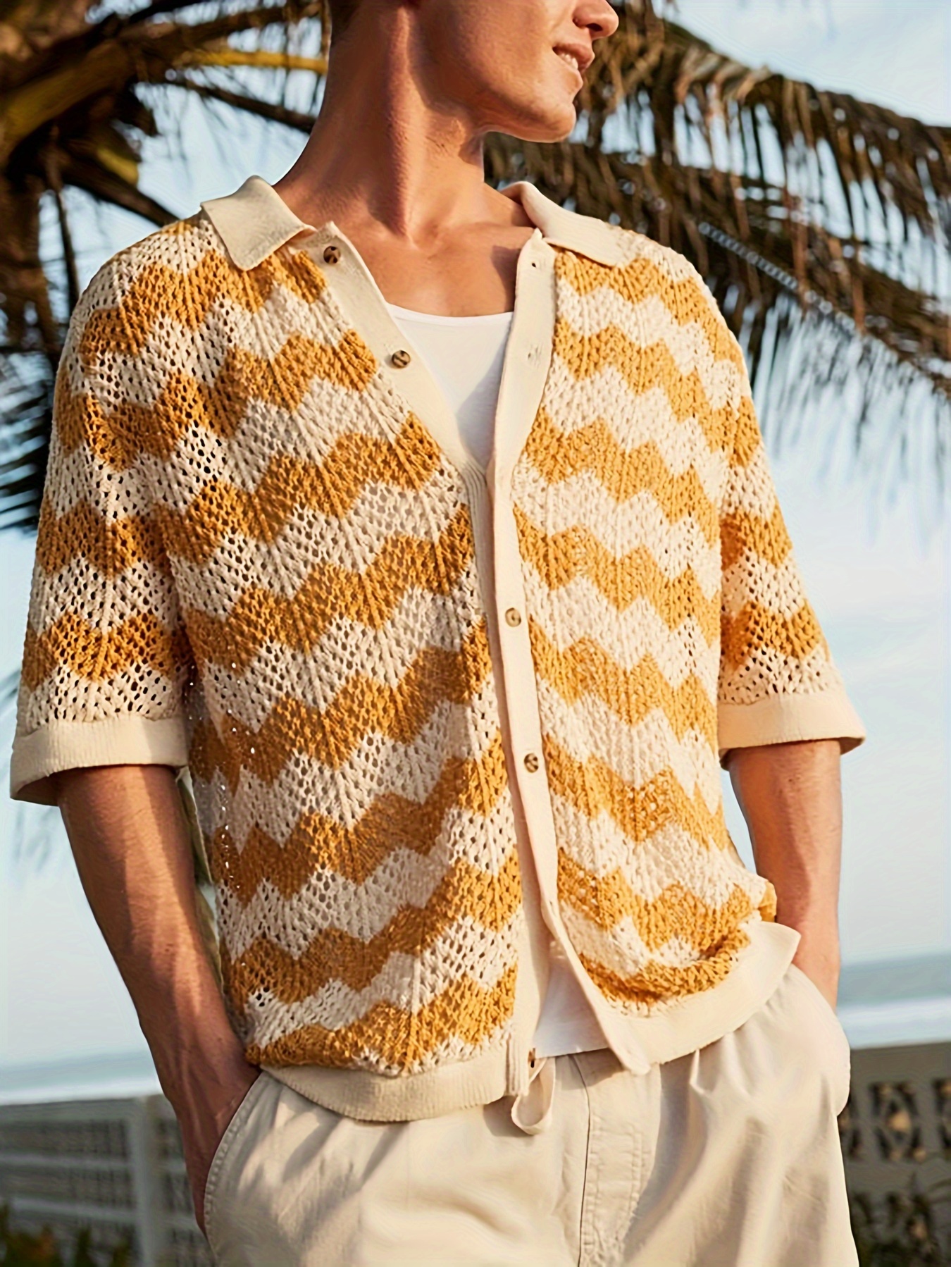 Summer Cardigans Men on Temu