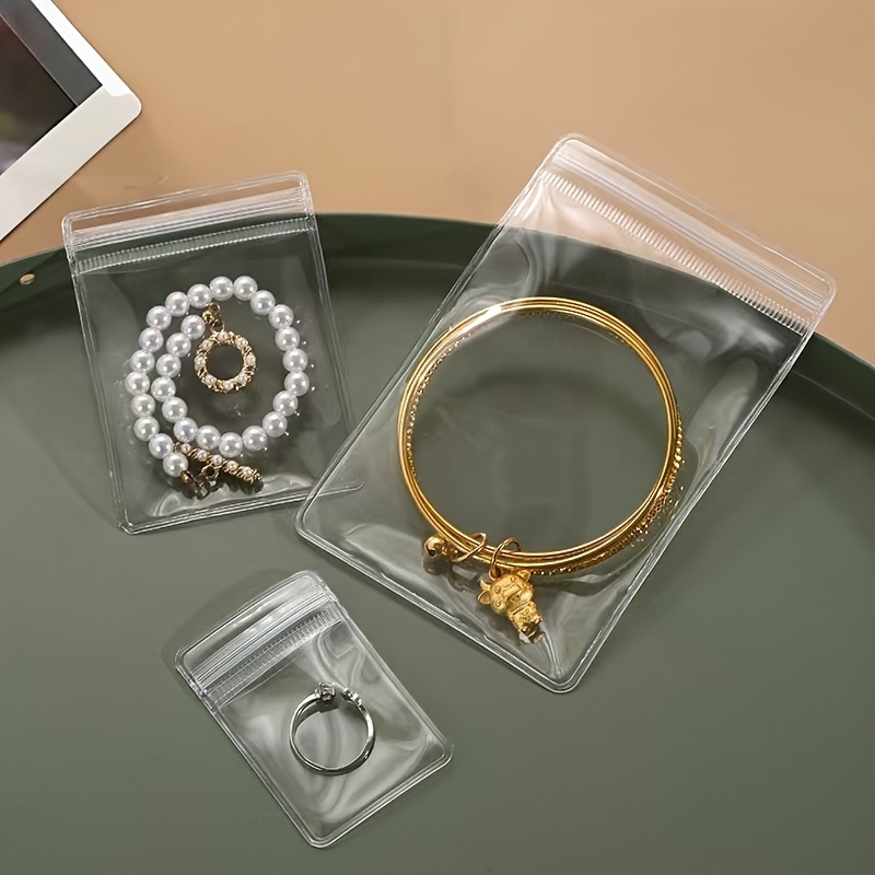 High-Transparency PVC Jewelry Seal Dustproof Bags, Multi-Size