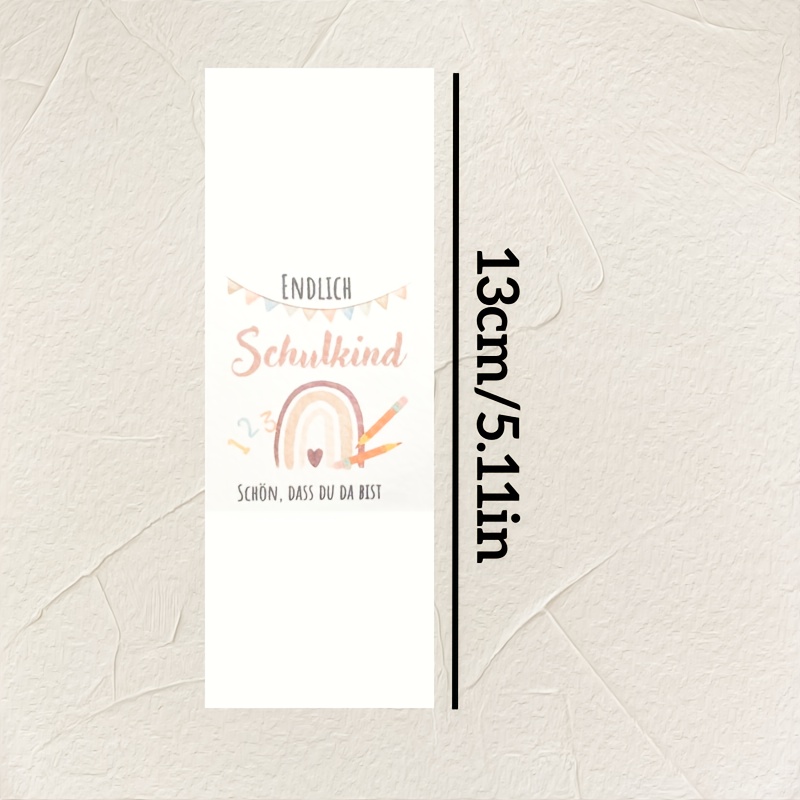 E-shop 10 Blatt Schokoladenband Aquarellpapier Schulanmeldung Tischdekoration