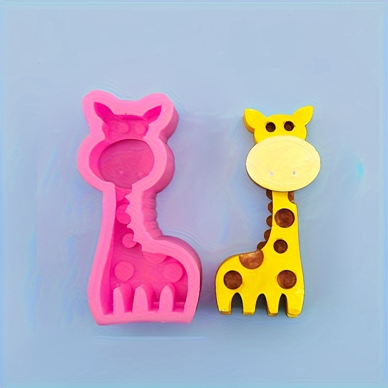 

Silicone Fondant Cake Mold - Handmade Candle Mold With Giraffe, Elephant, And Frog Shapes For Baking, Chocolate, Cream