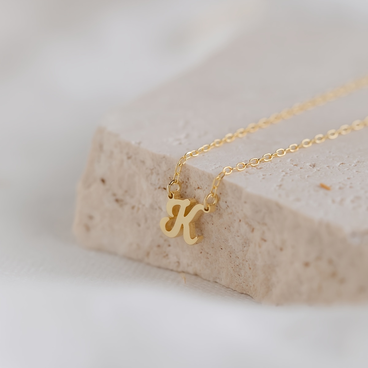 Personalized Women's Exquisite Pendant Necklace, 18K Gold Plated