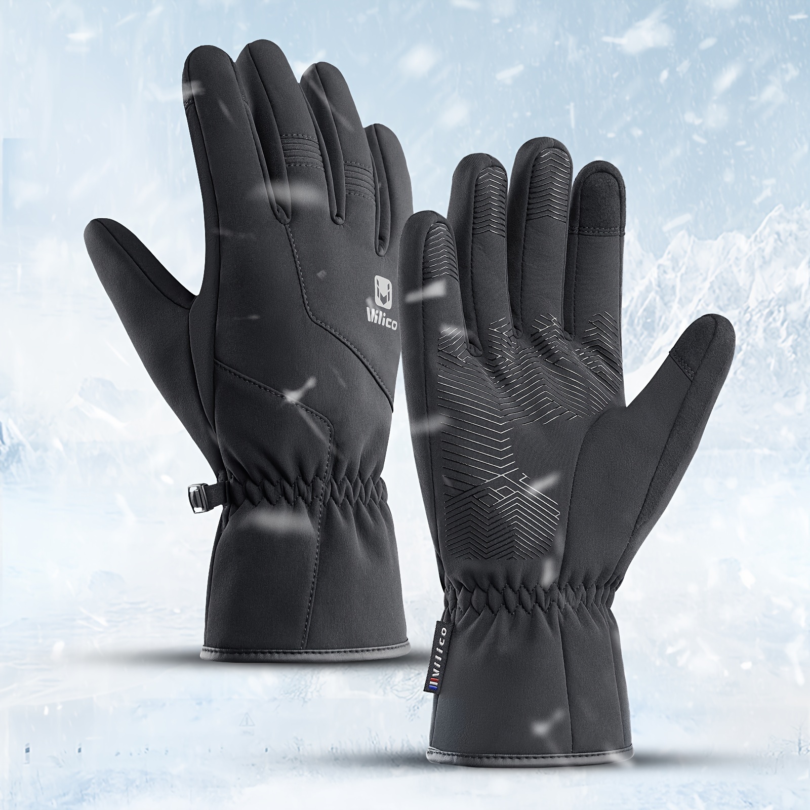 

Vilico Touchscreen Gloves, Windproof Wrist For , For , Cycling &