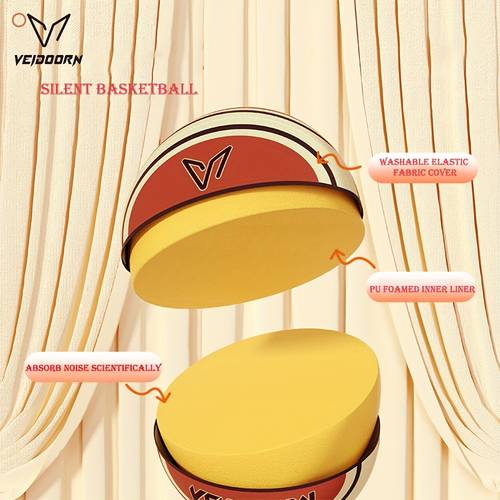 2size silent basketball silent foam basketball for indoor
