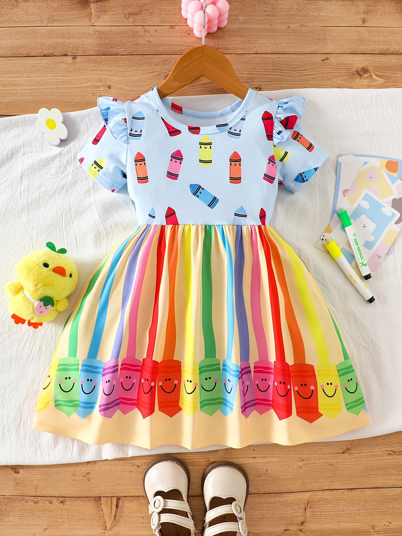 rainbow birthday dress Shelly main image 1