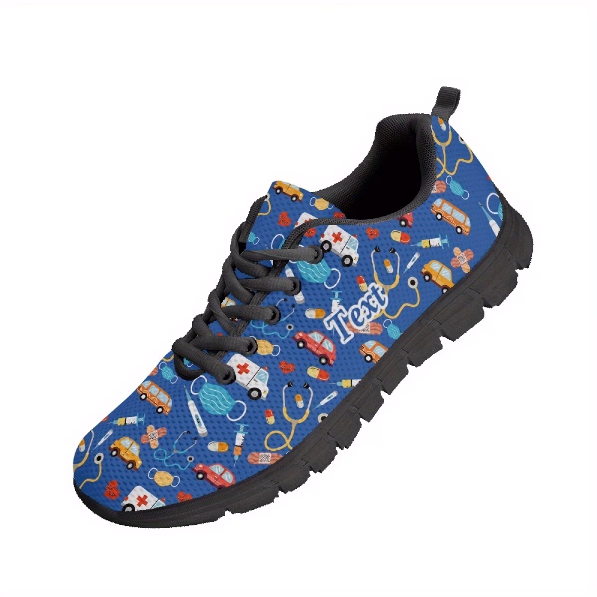 2025 Nurse Day Themed 2D Print Sneakers for Running, Breathable...