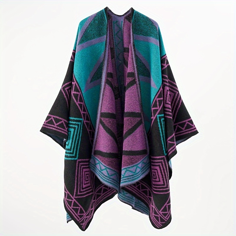 

Elegant Women's Shawl - Breathable, Warm & Cape For Autumn/winter | Versatile Fashion Accessory