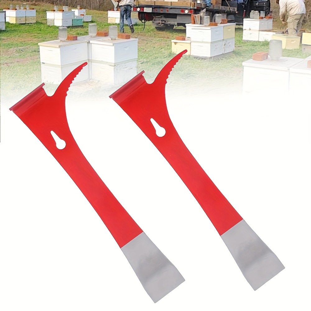 2pcs Of Beekeeping Tools Including A Hive Scraper And A Hive Pry Bar