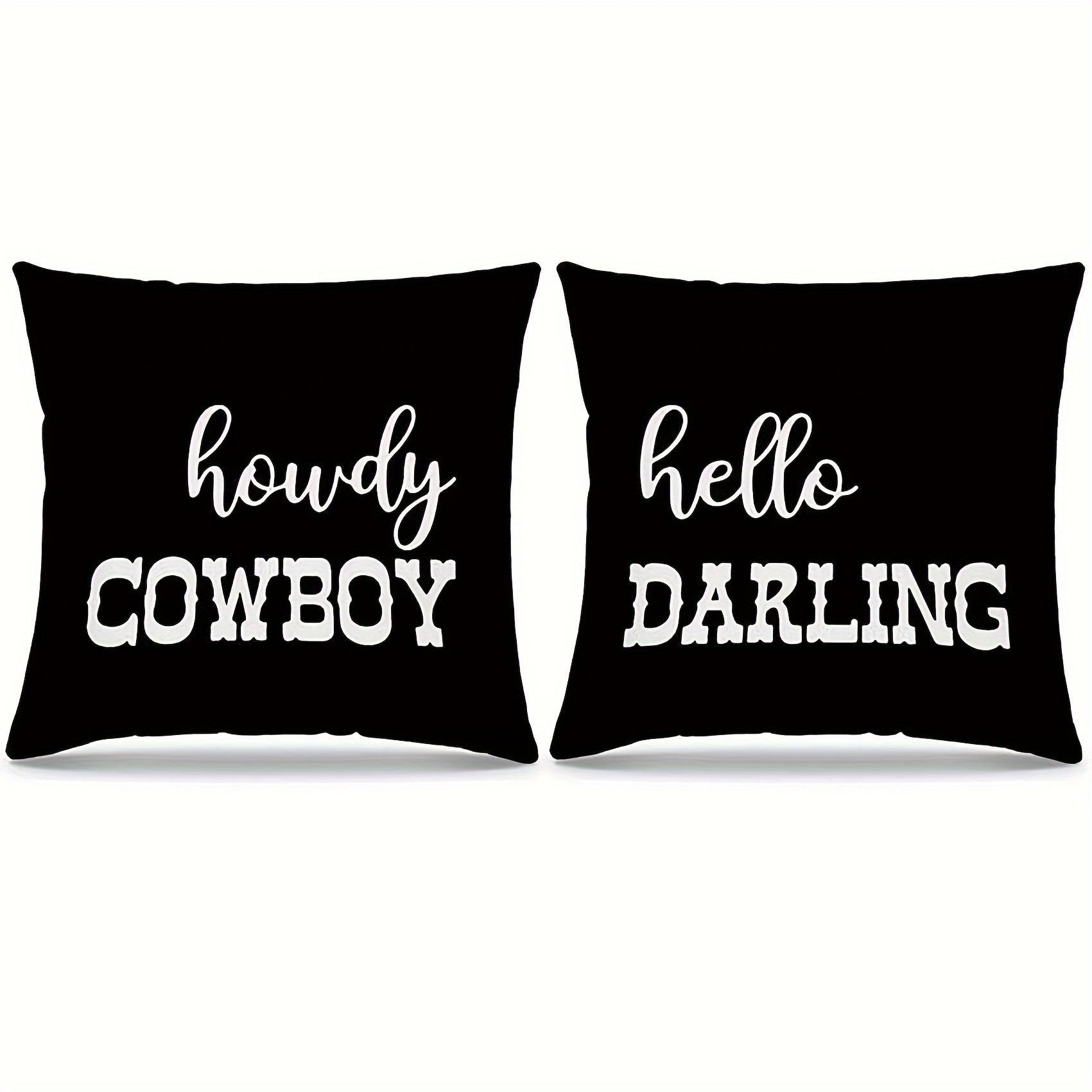 

Pillowcase Couple Pillowcase 18×18 ( 18×18cm) A Set Of 2 , Teenage Boy , Couple 's Day