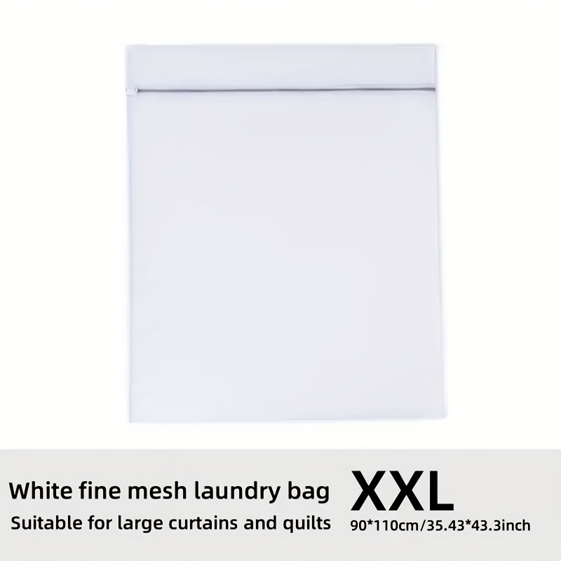 TEMU 1/2pcs Sacs à linge extra larges en pour machine à laver - Convient aux vêtements délicats - Sac de protection anti-déformation avec fermeture