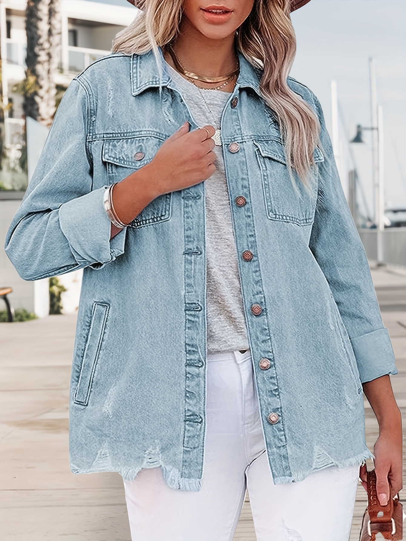 Ladies Denim Jacket The Beauty North Denim Jacket, Women's